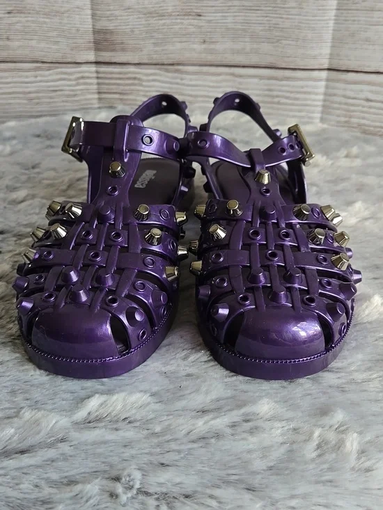 Melissa Purple Jelly Shoes, Womens Size 6 - Picture 6 of 9